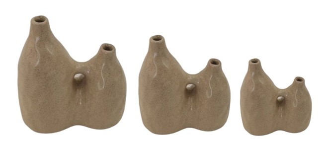 3) Twin vase Berlin – light brown