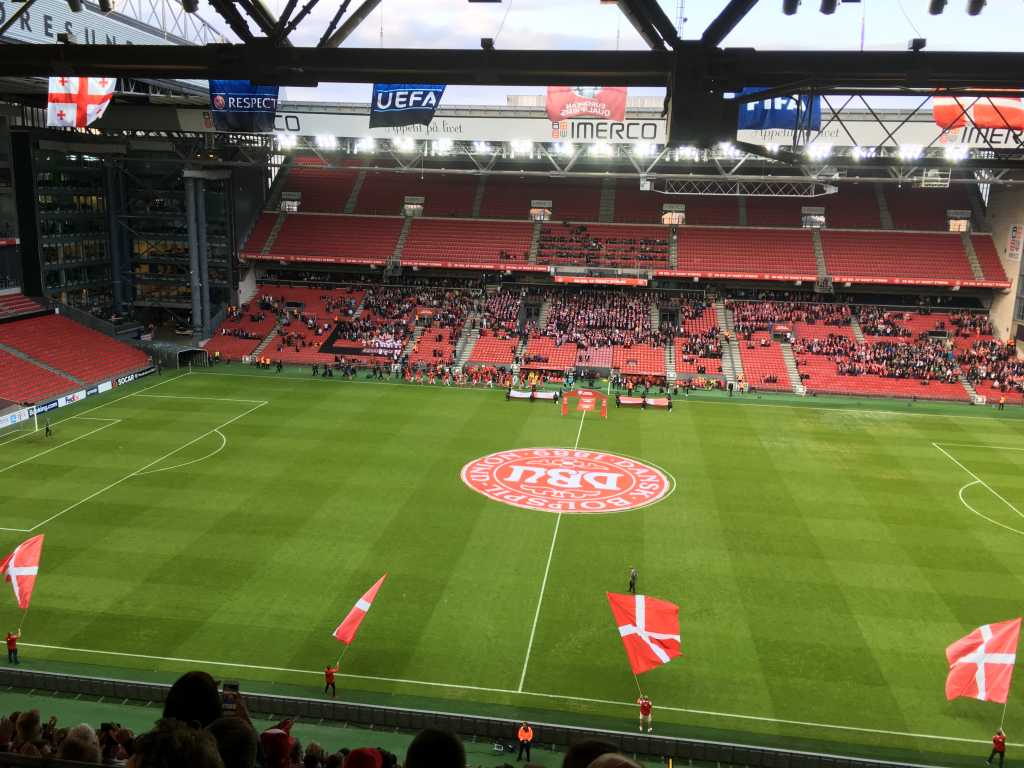 Landskamp Danmark Parken 2019