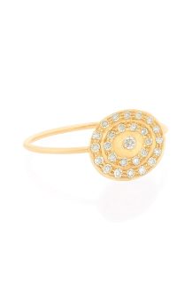 celine daoust best selling gold kate infinity 27 diamond pave ring