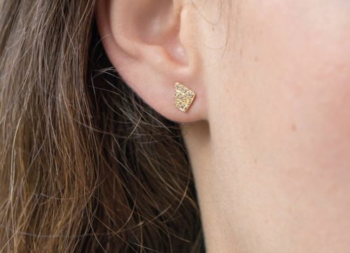 Celine Daoust Geometrics Art Deco Earring studs Set