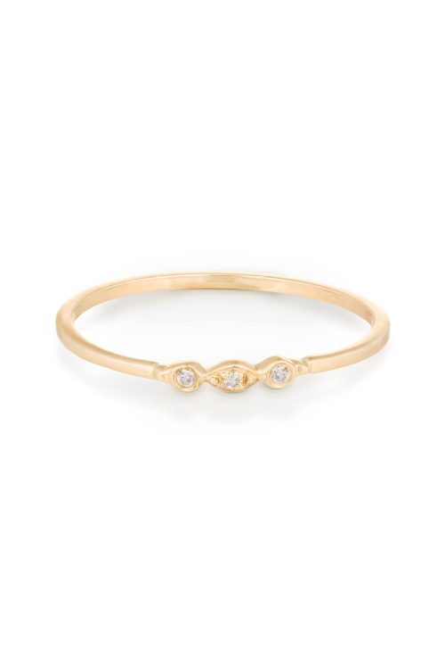 yellow gold protection and believes tiny diamonds eyes ring celine daoust