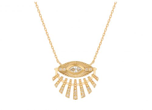Celine Daoust Protection and Believes Sun Eye Necklace