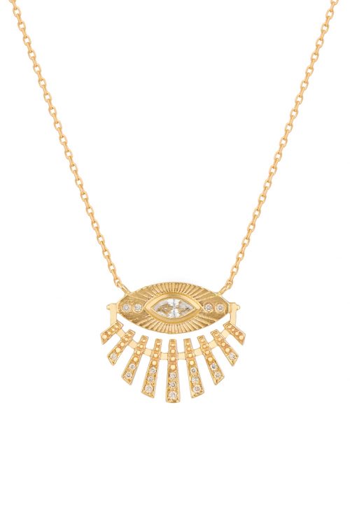 Celine Daoust Protection and Believes Sun Eye Necklace