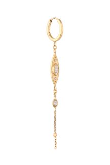 Celine Daoust Protection and Believes Sun Eye Single Chain Earring