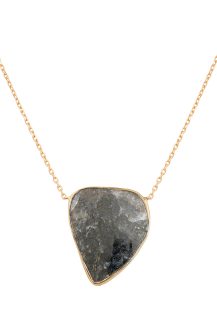 Celine Daoust Grey Diamond Slice One of a kind necklace
