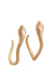 celine daoust from the earth diamonds snake earring