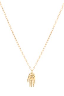 Celine Daoust Protection and Believes Mini Hand Protection Chain Necklace