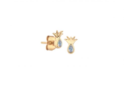Celine Daoust Protection and Believes Moonstones Pinapple Earring stud