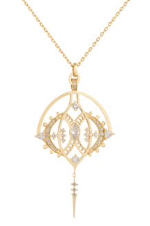 Celine Daoust Mandala Marquise Diamonds Chain Necklace