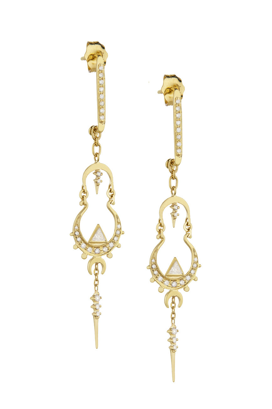 Craftsmen Diamonds Minni Drop Diamond Earrings at Rs 31500/pair in  Coimbatore