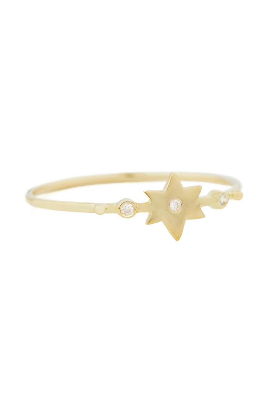 Celine Daoust From the Earth Star and Diamonds Ring