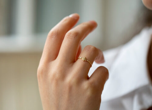 Celine Daoust From the Earth Star and Diamonds Ring