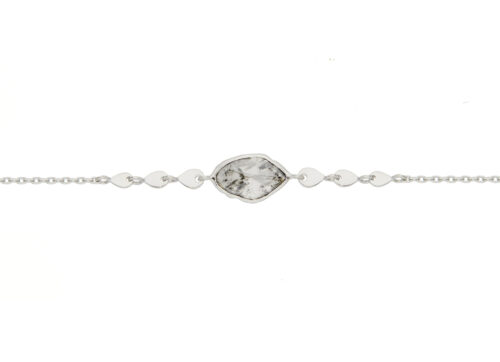 Celine Daoust Slice of the Universe Grey Diamond Chain Bracelet