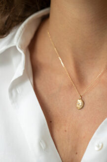 Celine Daoust Protection and Believes Sun & Diamond Moon Necklace