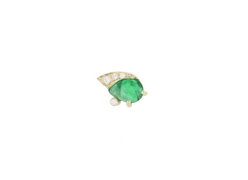Celine Daoust One of a Kind Eye Emerald & diamonds Earring