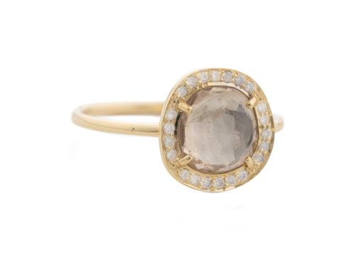 One of a Kind Stella Tourmaline and Diamond Ring