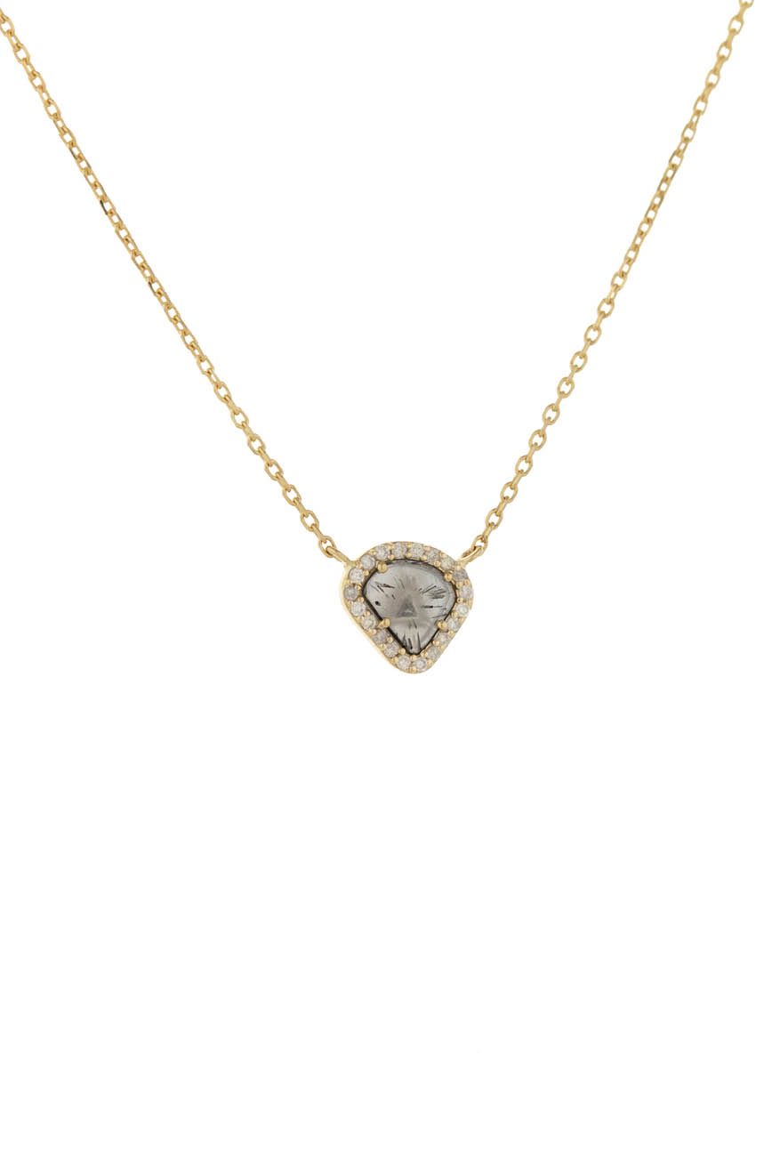 Slice of the Universe Stella Grey Diamond and Diamonds Necklace