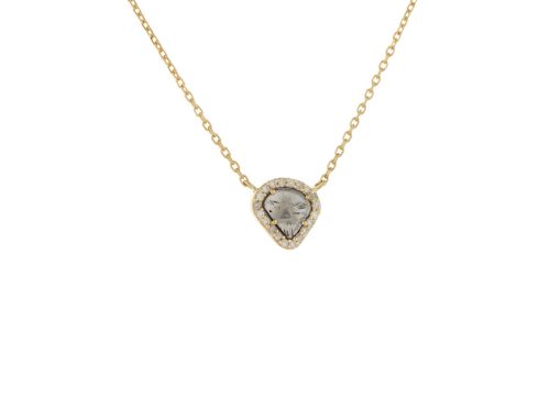 Slice of the Universe Stella Grey Diamond and Diamonds Necklace