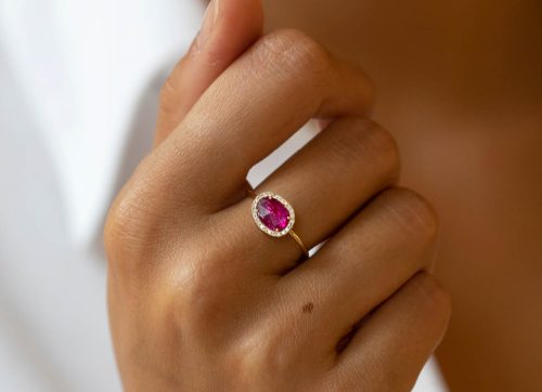 One of a Kind Stella Ruby and Diamond Ring