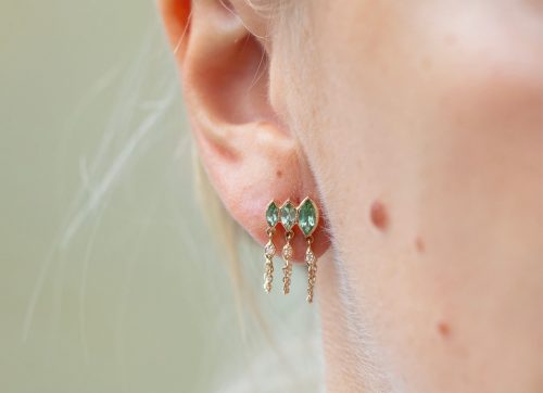 Protection & Diamonds Aztec Earrings - Celine Daoust - Celine Daoust