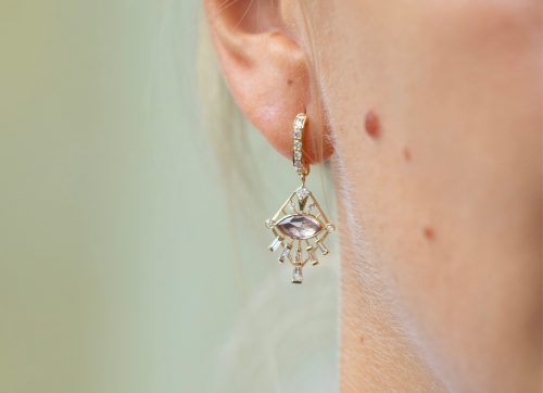 Celine Daoust 14k Blue Tourmaline Jellyfish Earrings – Gem