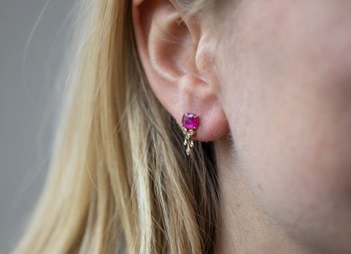 Buy Ruby Earrings for Women | Latest Collection of Ruby Earrings