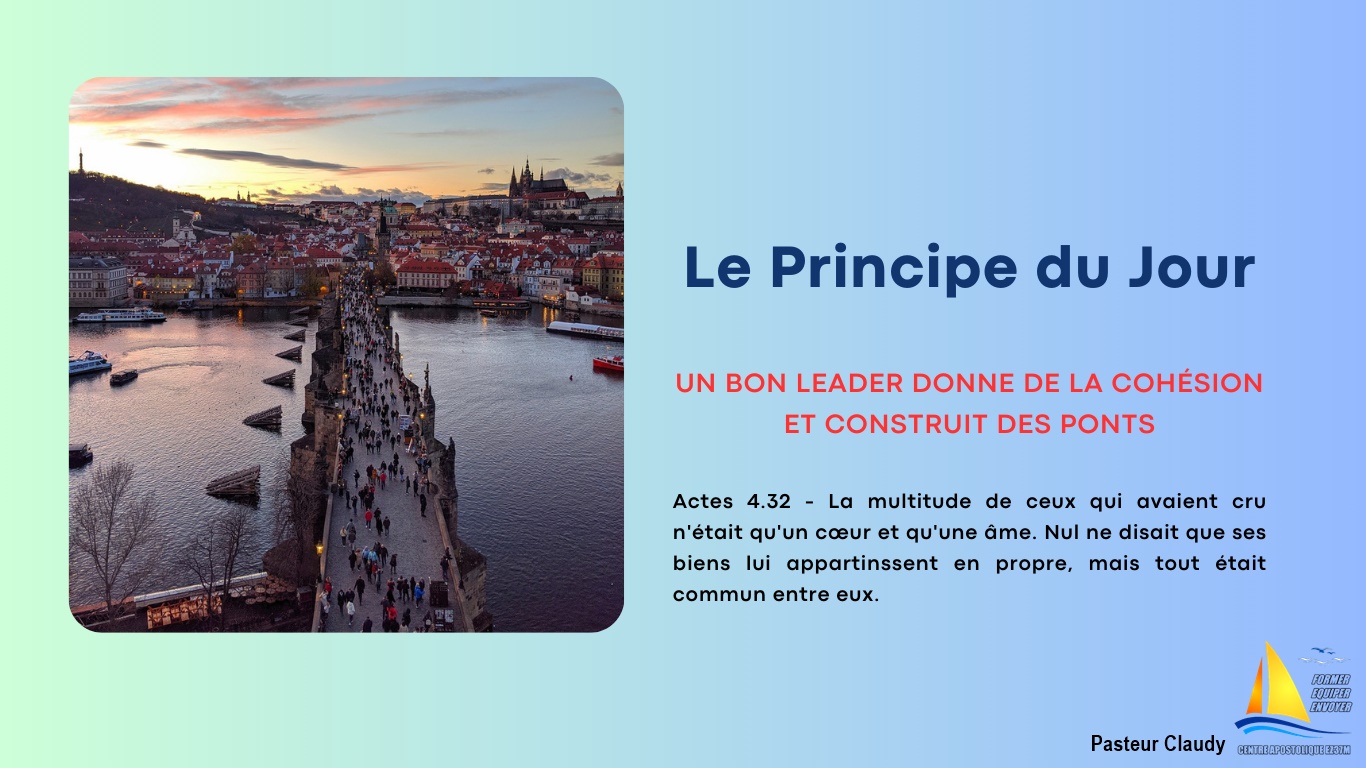 You are currently viewing PRINCIPE DU JOUR – Construire des ponts