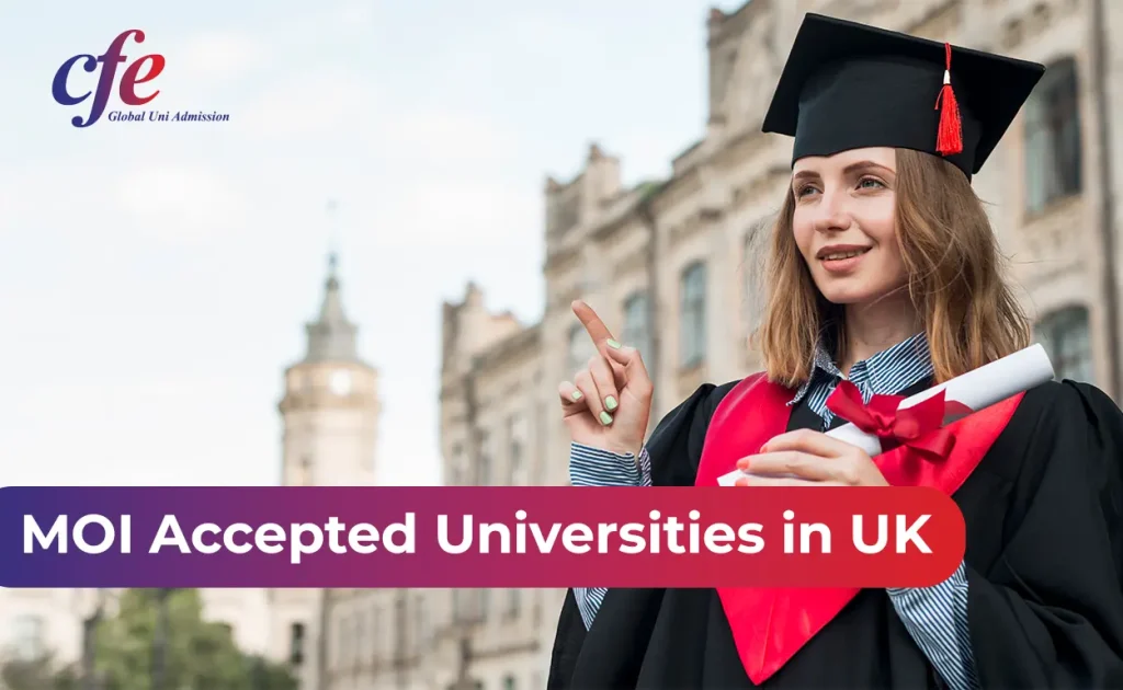 MOI Accepted Universities in UK
