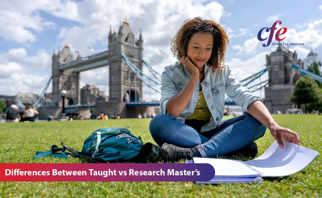 Taught vs Research Master’s