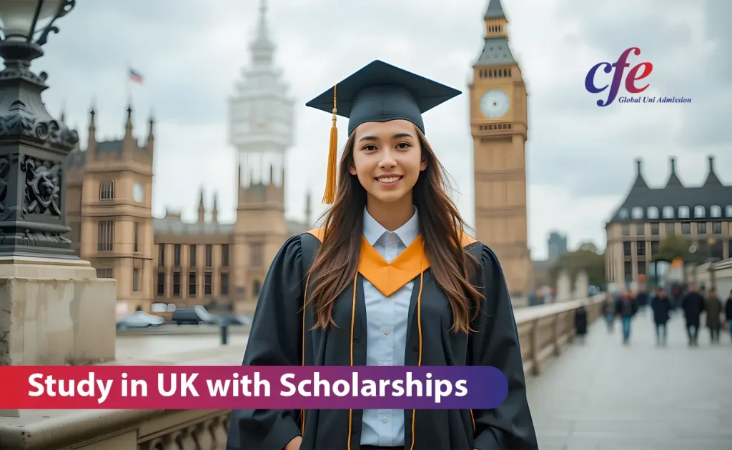 Study in the UK with scholarships