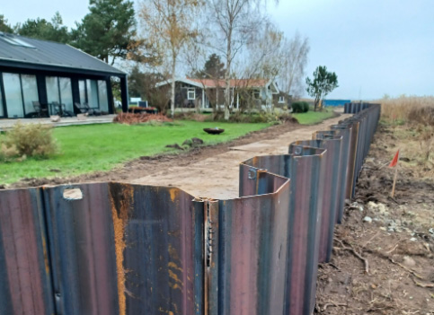 CG Jensen kystsikrer sommerhusområde ud mod Roskilde Fjord