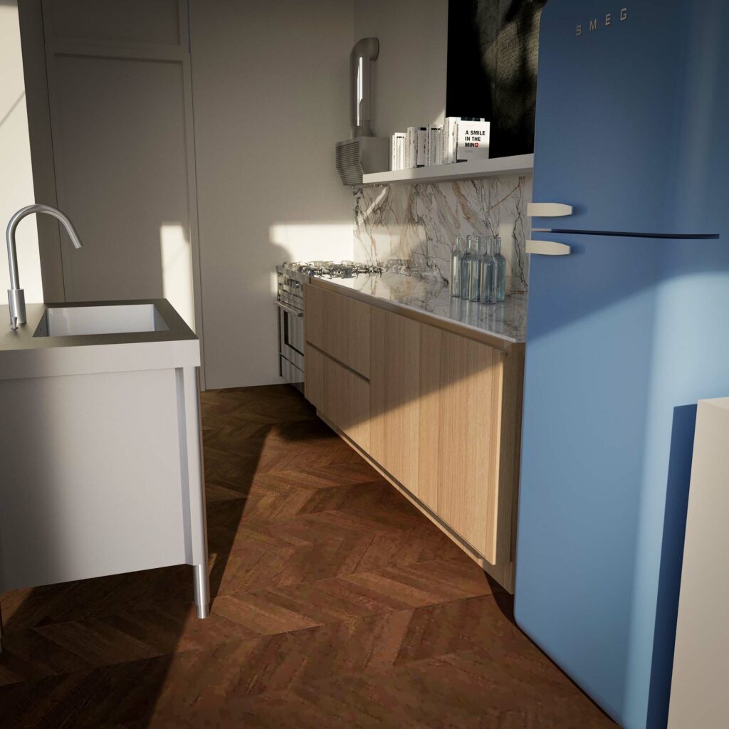 Alpes Inox RVS keuken project Nederland — maatwerk roestvrij staal | Chalfoun Studio