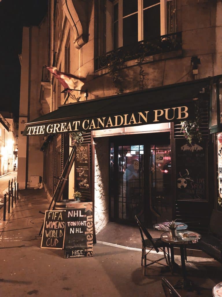 the great canadian pub hosted a watch party for us travelling St. Louis Blues fans