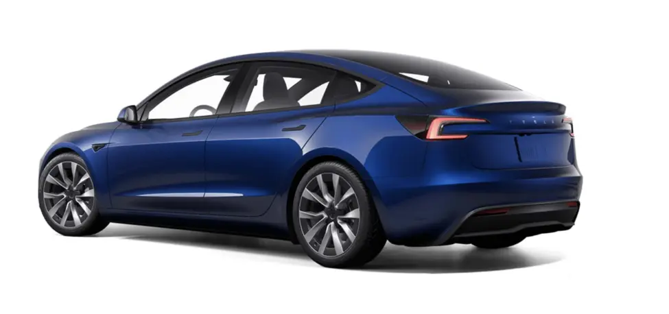 Tesla Model 3 Deep Blue Metallic
