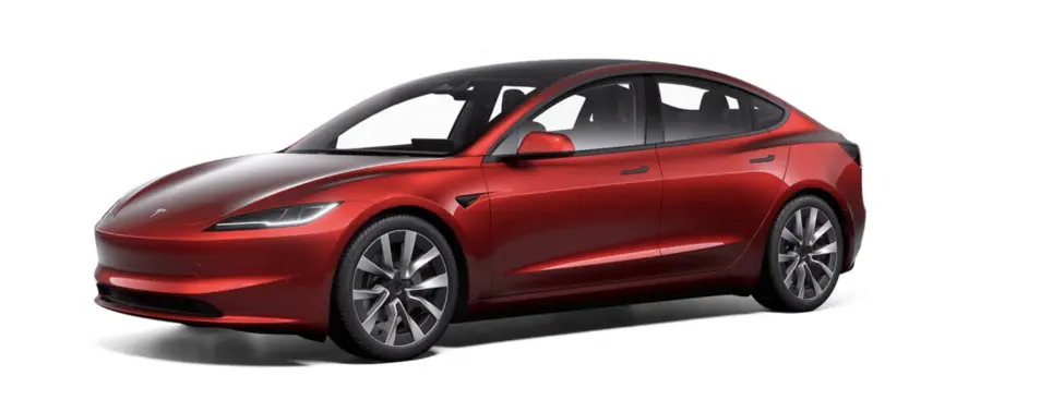Tesla model 3 färger