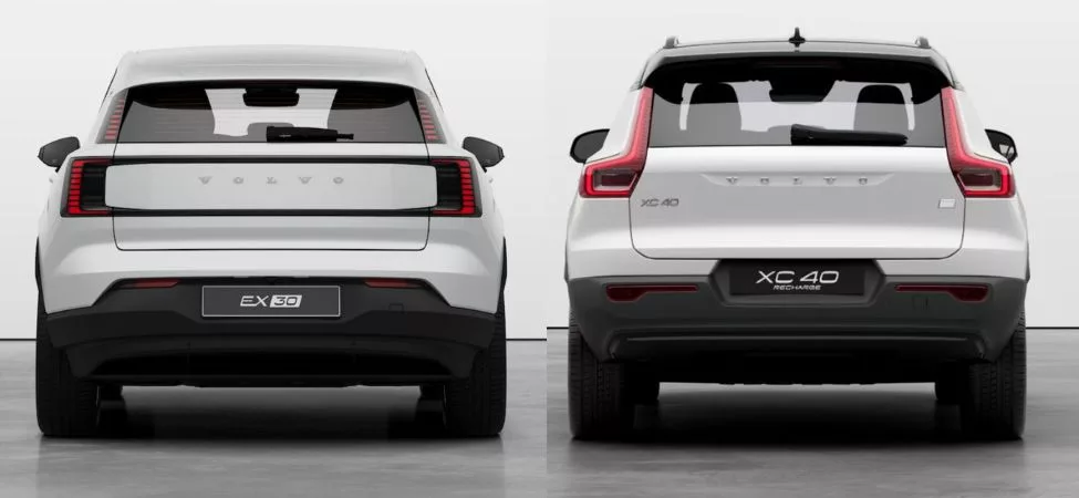 Volvo EX30 vs XC40 Recharge