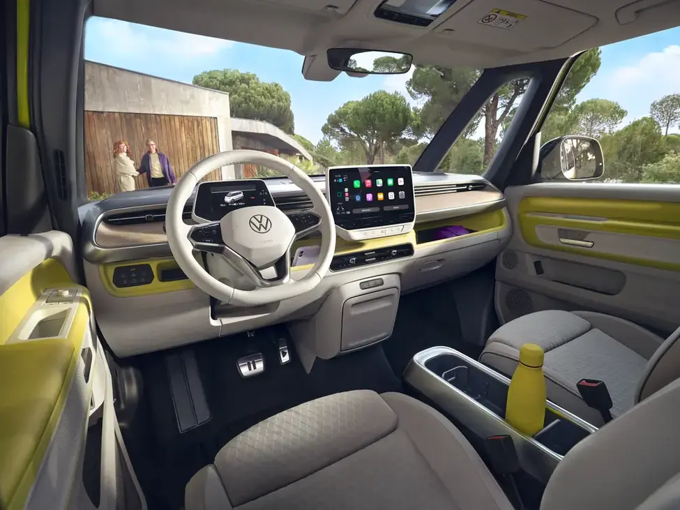 Volkswagen ID buzz 7 sits