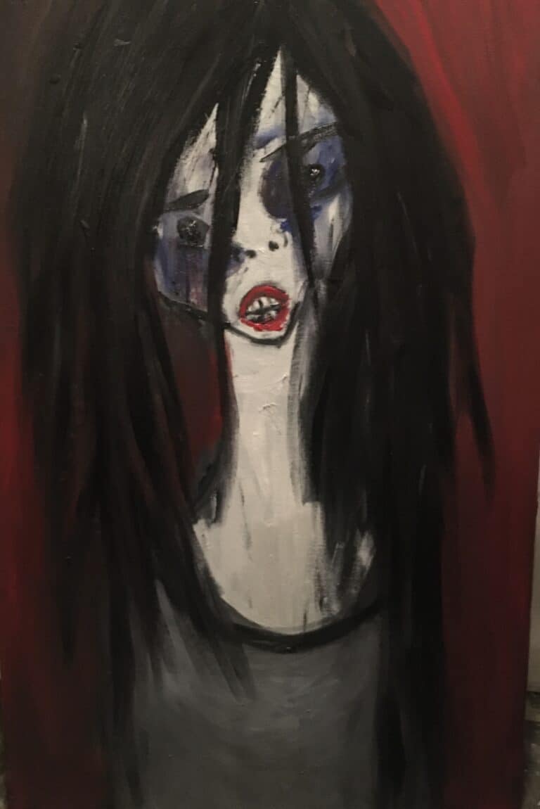 The Wild Girl, oil on canvas, 36 x 24, 2022