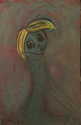 Pastel on paper, 11 x 17 inches, February 2023