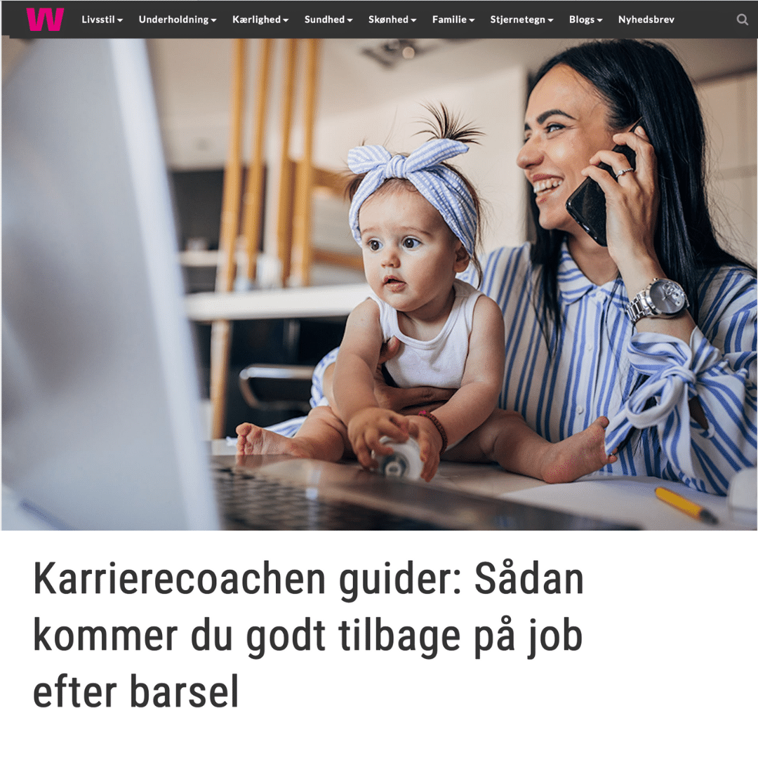 Charlotte Gade karrierecoach artikel i Woman