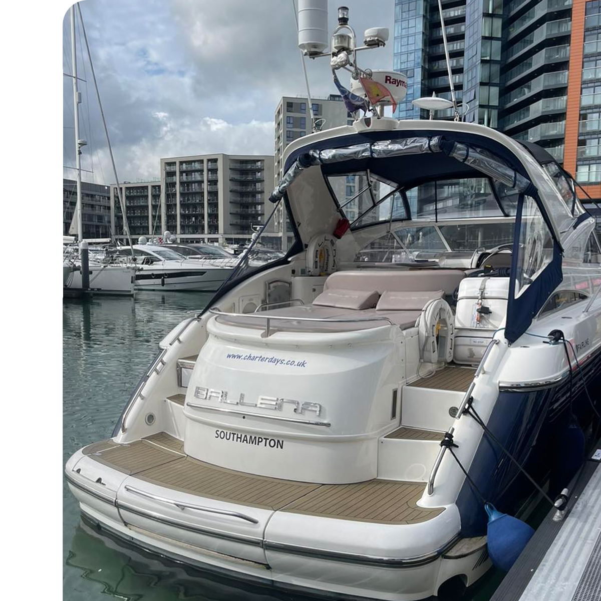 The Hut Charterdays Luxury Private Yacht Charters | Solent & Isle of Wight