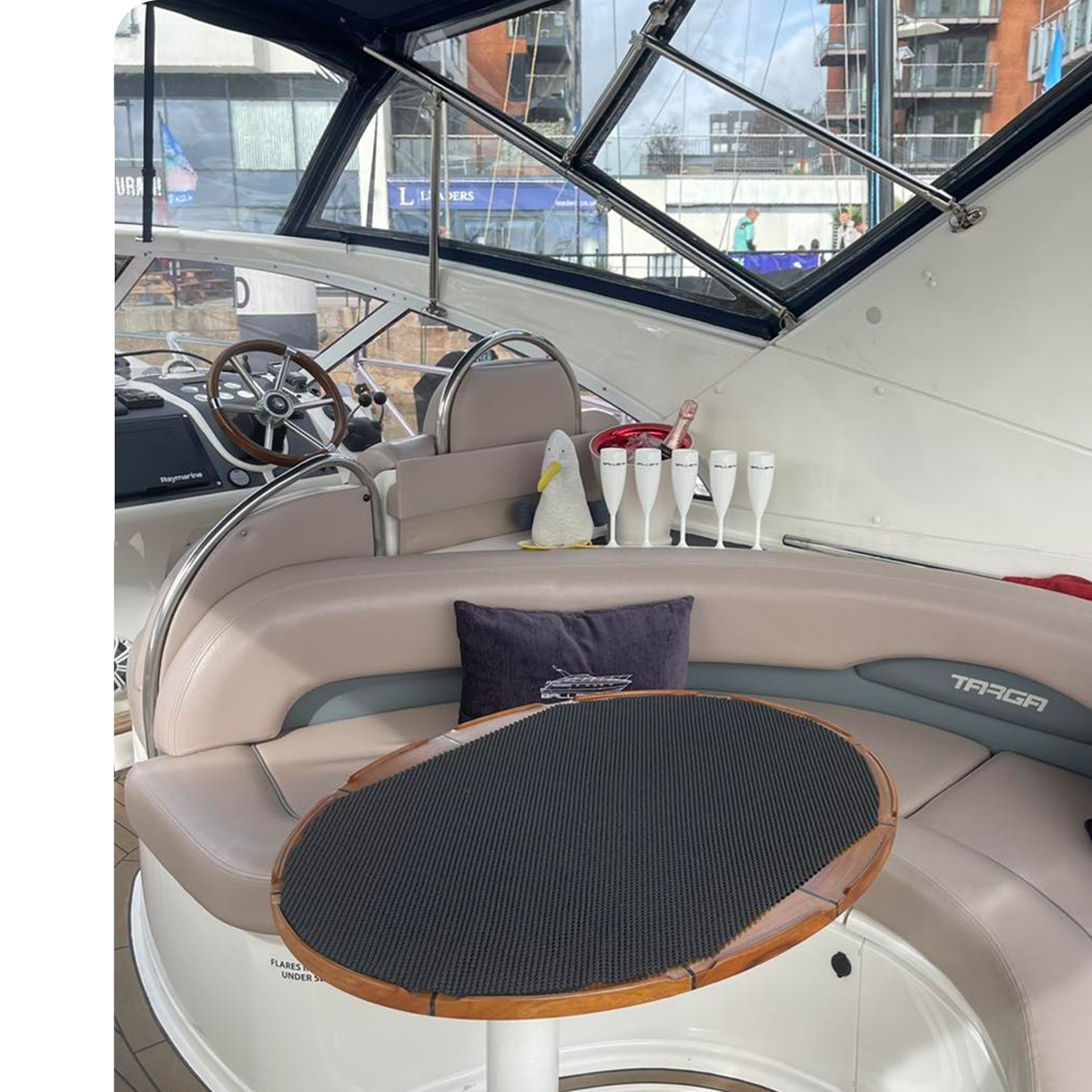 The Hut Charterdays Luxury Private Yacht Charters | Solent & Isle of Wight