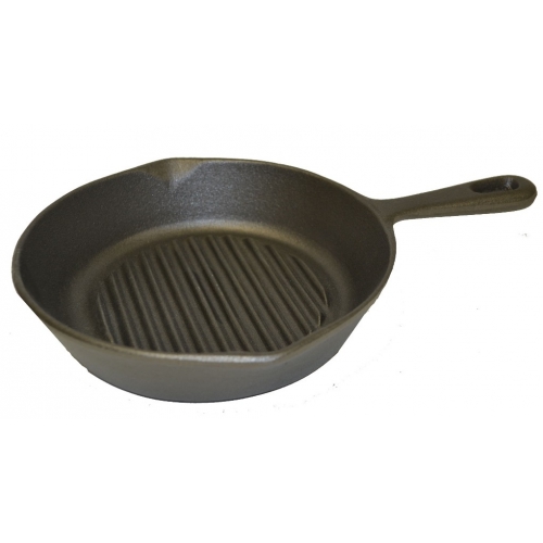 Ribbed Round Skillet