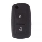 Silikon 2-knapps bilnyckelfodral till Volkswagen Skoda