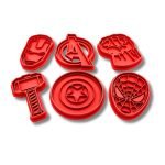 6-pack Avengers kakformar