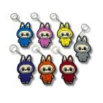 2x Random Labubu Monster Macaron nyckelring