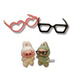 2-pack glasögontillbehör för Labubu
