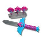 Squid Game 3 nycklar och kniv med nyckelhål - inte vass