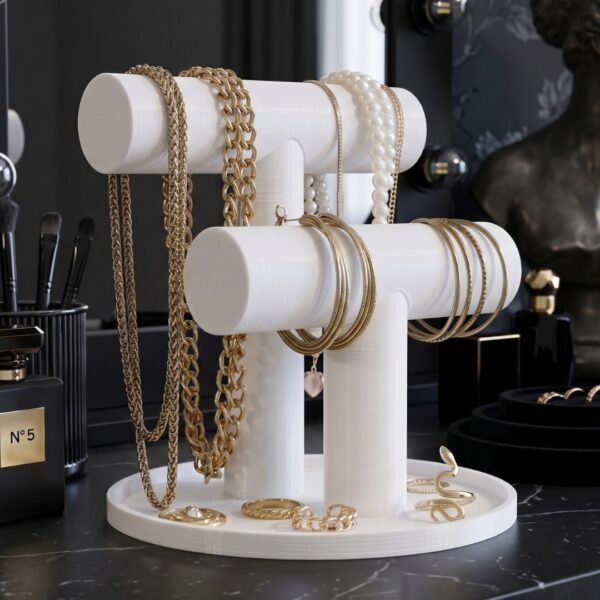 Litet Pillar Armband Halsband & Ringställ