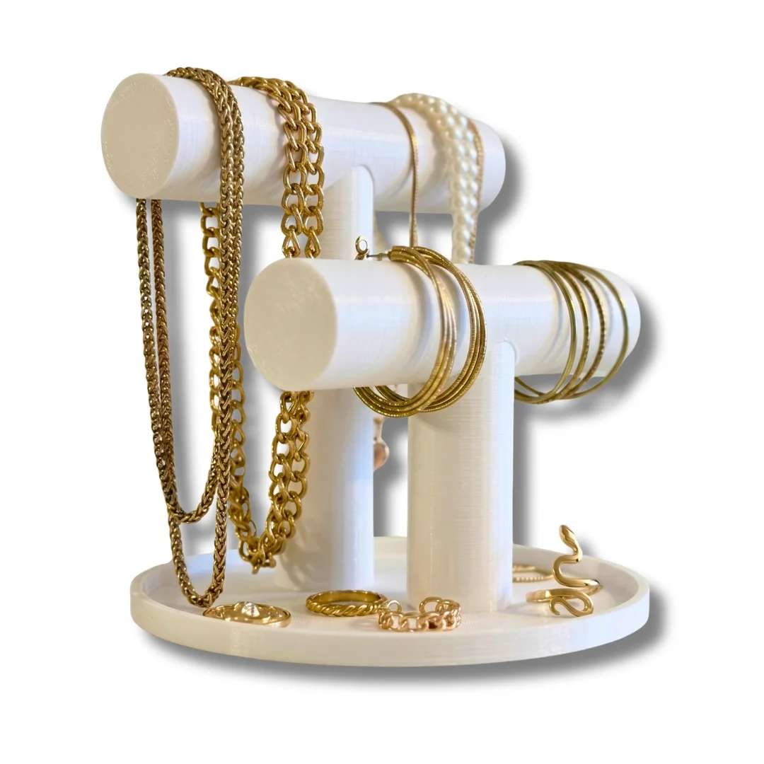 Litet Pillar Armband Halsband & Ringställ